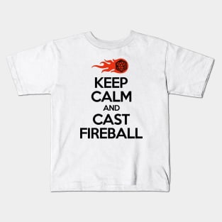 dnd christmas fireball Kids T-Shirt